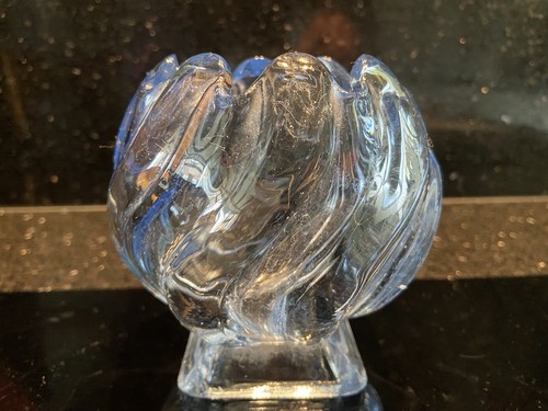 Art deco blue clear glass - clear,