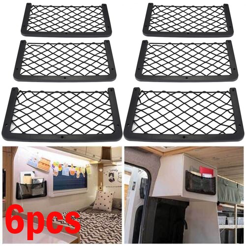 6pc large storage net - 6pc,