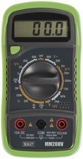 Sealey Mm20Hv Digital Multimeter 8 Function with Thermocouple Hi-Vis