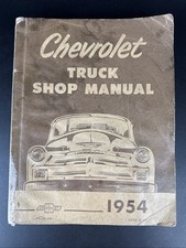 1954 Chevrolet Truck Shop Manual RS-56-SM Service Repair Book Vintage Original