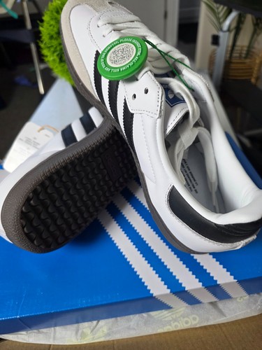 Adidas samba white black - white,