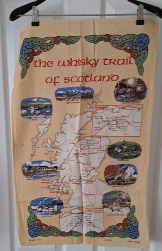 Vintage towel scotland - vintage,