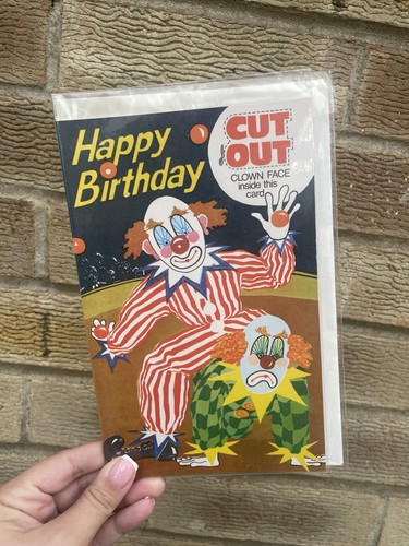 Vintage clown cut out - clown,
