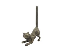 Rustic Gold Cast Iron Cat