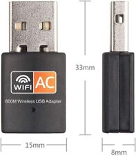 600 Mbps USB WiFi Wireless Dongle Adapter Stick Dual Band 2.4GHz 5GHz 802.11AC