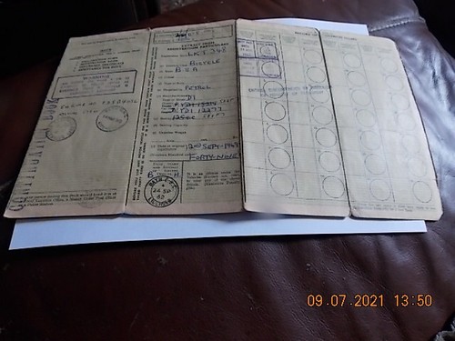 Bsa bantam buff logbook - buff,