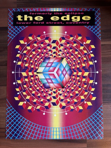 Edge rave flyer eclipse - rave,
