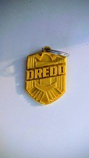 Judge Dredd Badge Keyring