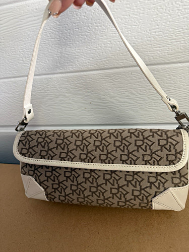 Dkny monogram canvas leather - monogram,