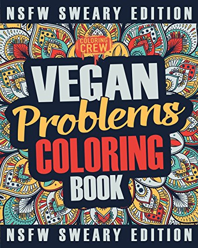 Vegan coloring book sweary - coloring, book:
