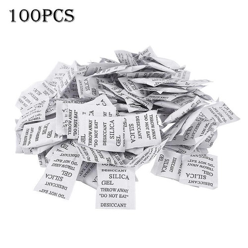 100pcs silica gel desiccant - 1g,