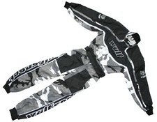 Kids Wulfsport Quad, Karting + Childrens Wulf  MX  Racing Overalls White Camo T