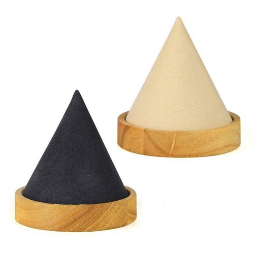 Cone shape wooden bangle - shape,