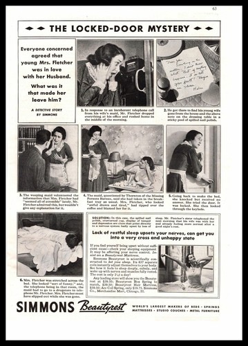 1938 simmons beautyrest - 1938,