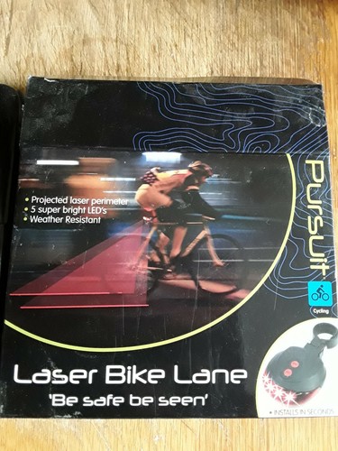Led laser lane bike light - led,