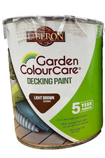 Light Brown Coloured Wooden Non-Slip Decking Paint Liberon 2.5L **SALE STOCK**