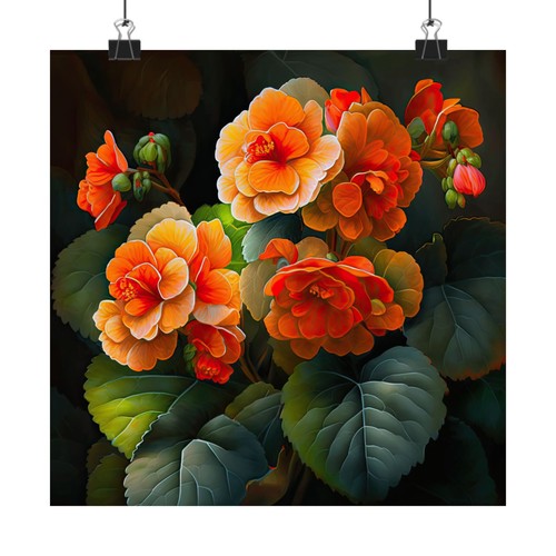 Orange begonias flower - orange,