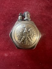 Vintage RAF/Polish Brass Button Trench Art Lighter