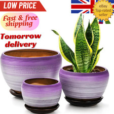 SOUJOY Set of 3 Ceramic Flower