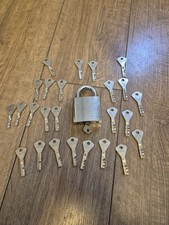 ABLOY PADLOCK WITH 23 KEYS HEAVY DUTY SECURITY LOCK