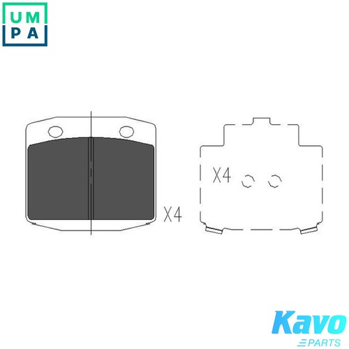 Brake pad set disc - pad,
