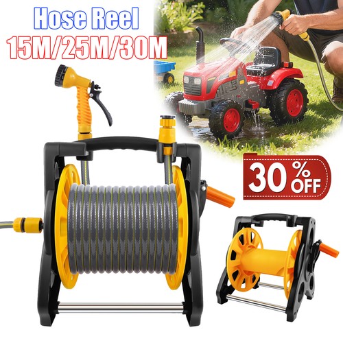 Compact garden hose reel 15m - hose,