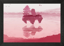 The Isle and the Owl Framed