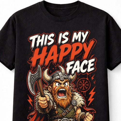 This happy face viking - this,