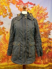 Johnnie Boden blue Jacket 10 cotton acrylic pile fleece lined UK women's size 10