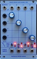 EURORACK - TipTop Audio & Buchla 292t Quad Lopass Gate - vactrol version