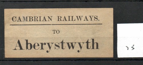Cambrian railways luggage - cambrian,