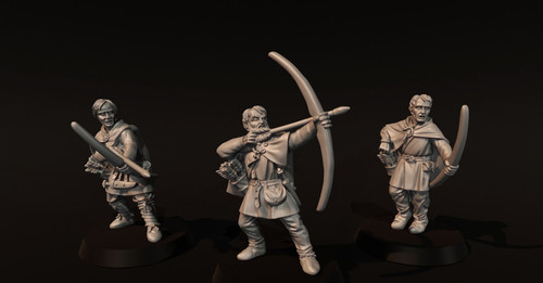 28mm dark ages archers - 28mm,