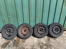 CITROEN BERLINGO MK2 SET OF 4 15" STEEL WHEELS WITH TYRES