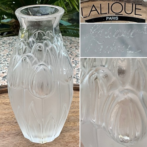Rare lalique tulips - rare, “tulips”