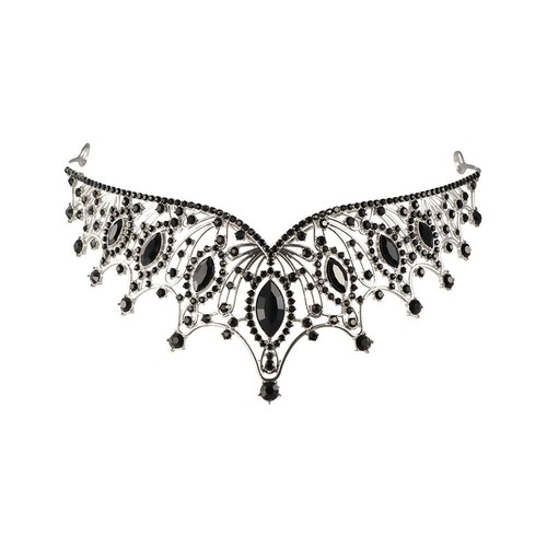 Metal princess tiara shiny - metal,