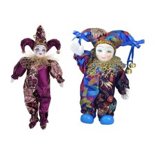 White Ceramic Clown Doll