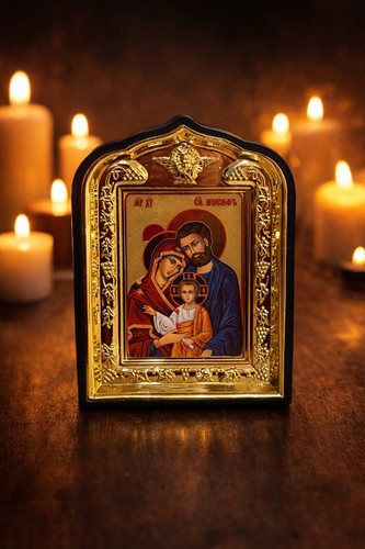 Orthodox icon holy family - holy,