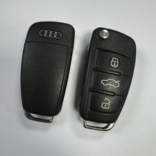 GENUINE AUDI 3 BUTTON REMOTE FLIP KEY FOB A3 S3 TT ETC TESTED 8V0837220