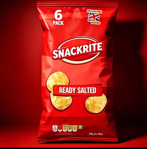 Ready salted crisps pks - crisps, 36