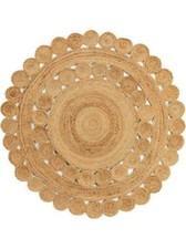 Rug Round Carpet Natural Jute