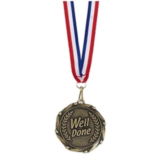 Well done medals ribbons - done, &