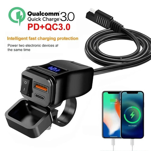 Dual waterproof usb port - dual,