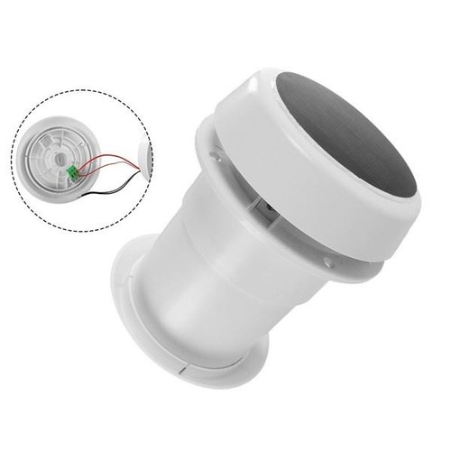 Mushroom style roof vent 12v - vent,