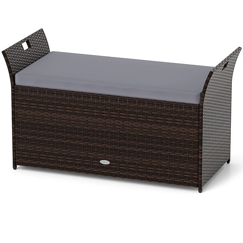 Outdoor storage bench patio - outdoor,
