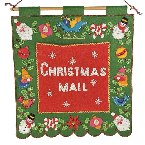 Bucilla christmas mail - bucilla, felt