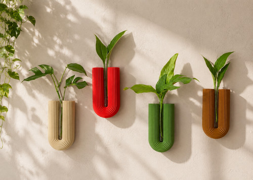 Wall propagation vase modern - vase,
