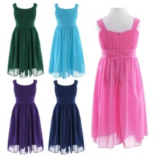 Kids Girls Pleated Waist