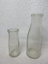 Vintage glass milk - co-op,