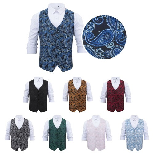 Mens waistcoat woven - waistcoat,