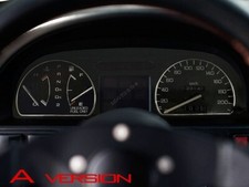 For Honda Civic Crx mk4 88-91 Chrome Gauge Trim Dial Rings Polished Alloy New x2